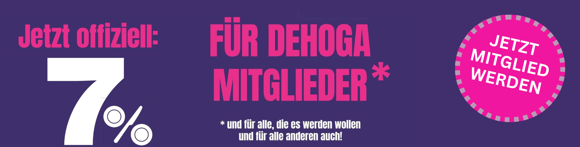 Dauerhafte 7% Mehrwertsteuer